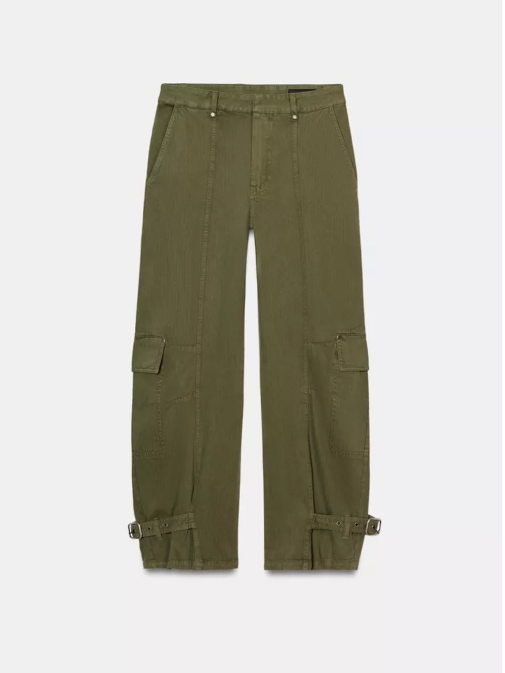 ZARA BARREL CARGO PANTS